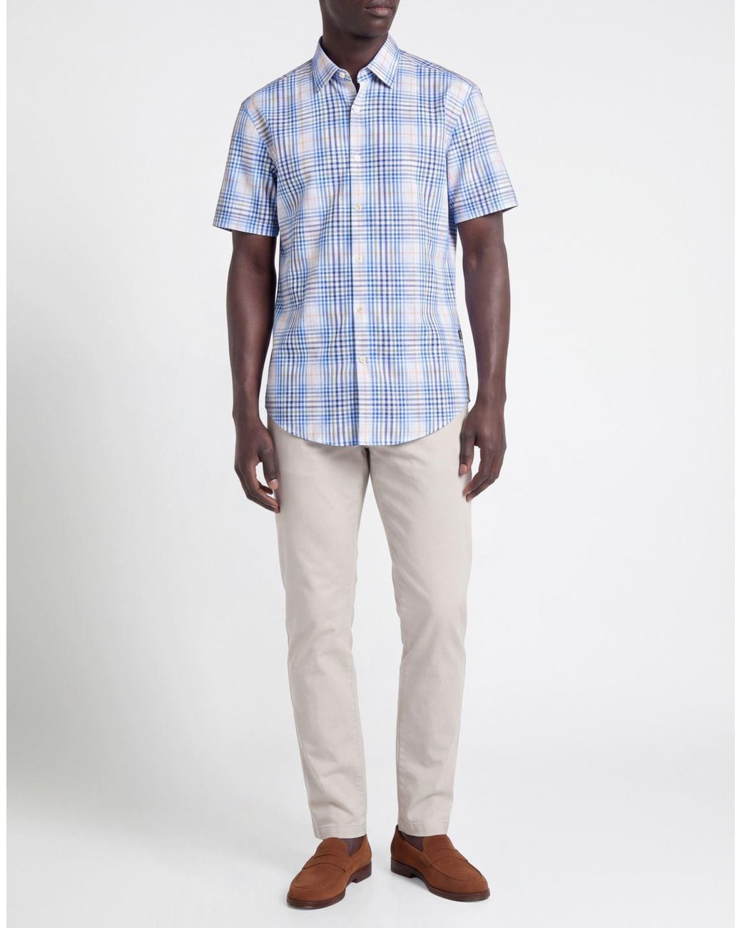 Camisa Boss de hombre de color Blue