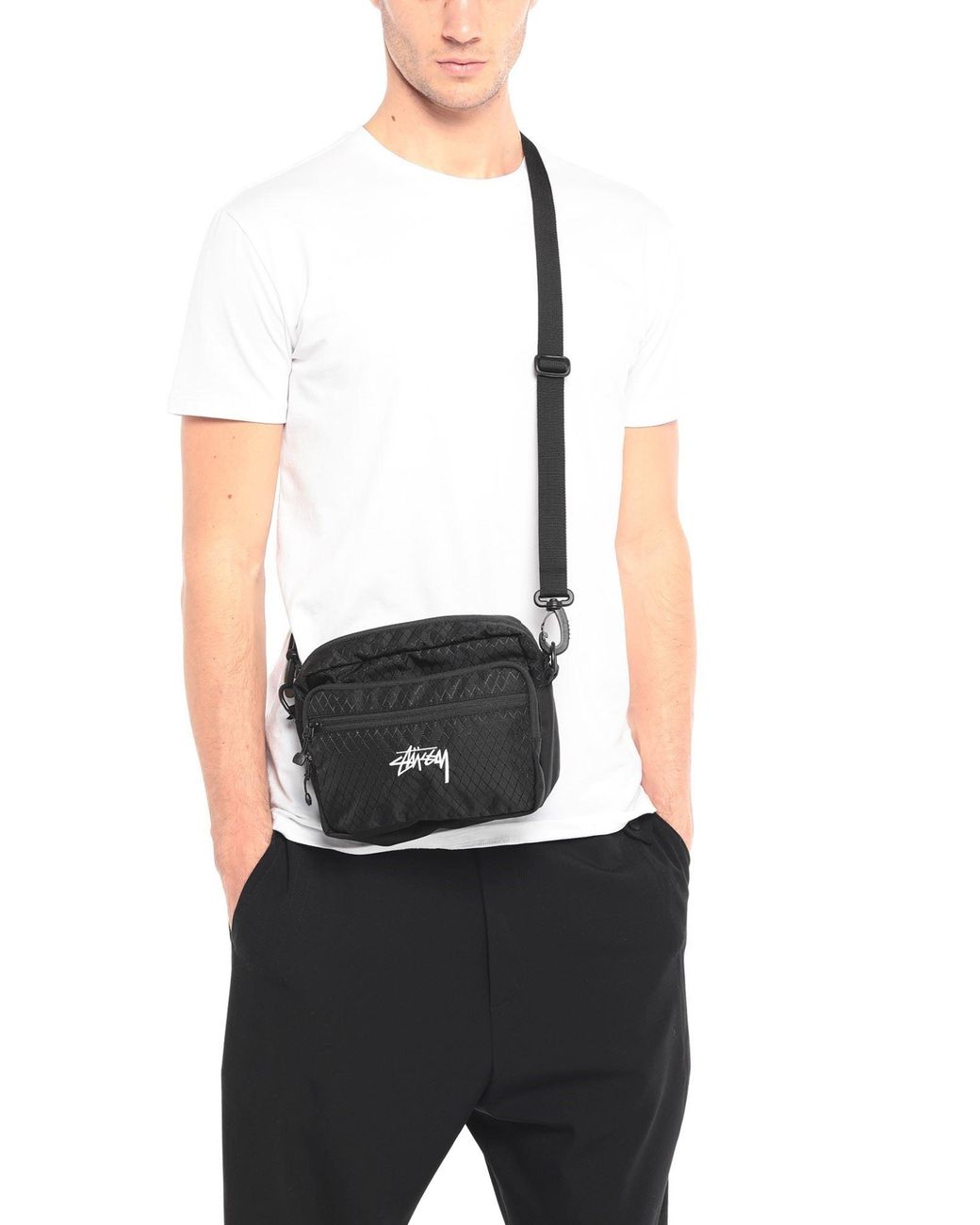 Stussy Cross-body Bag in Black for Men | Lyst