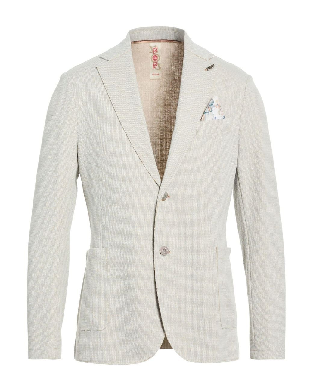 Bob White Blazer Polyester, Cotton for men