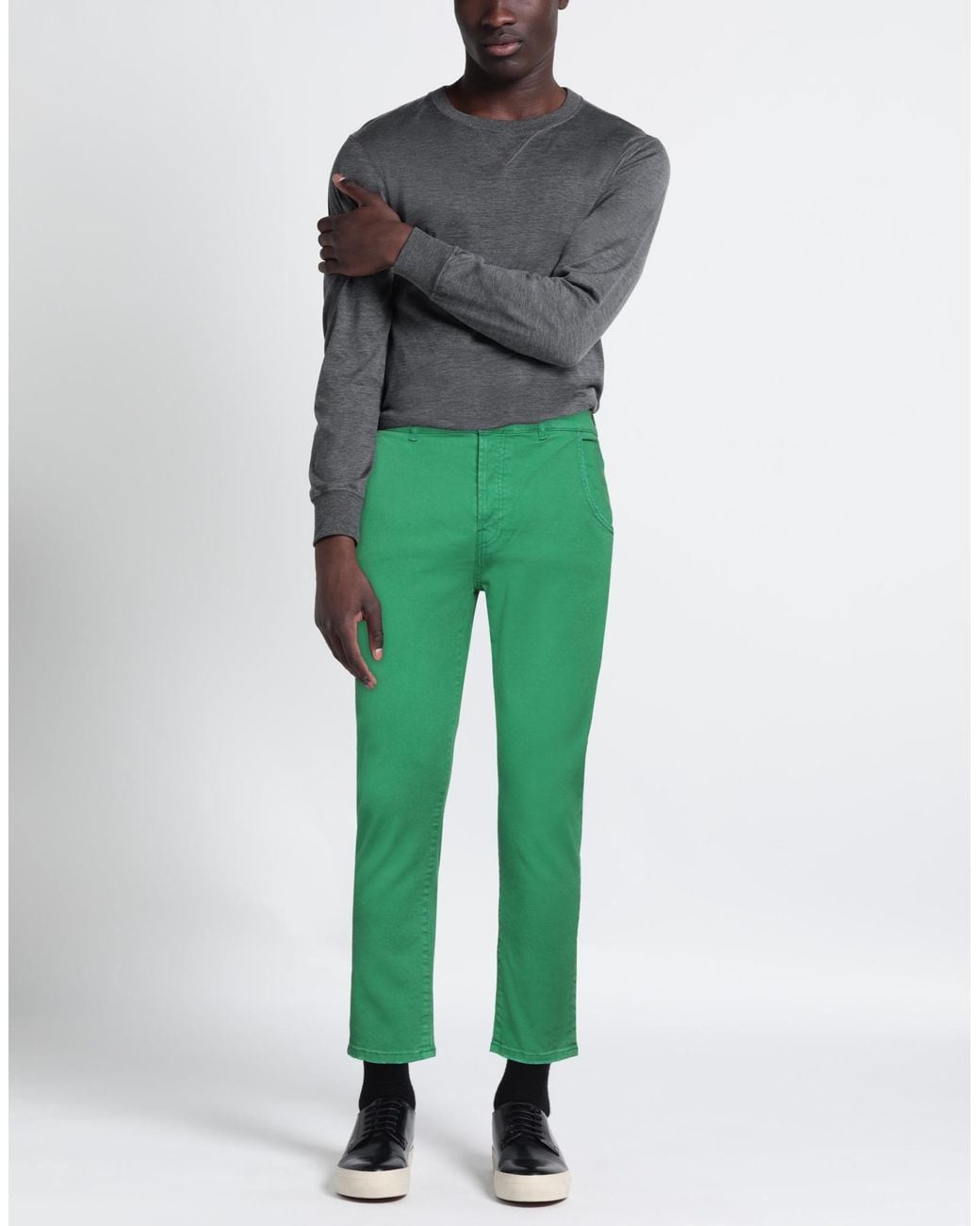 Daniele Alessandrini Green Pants for men