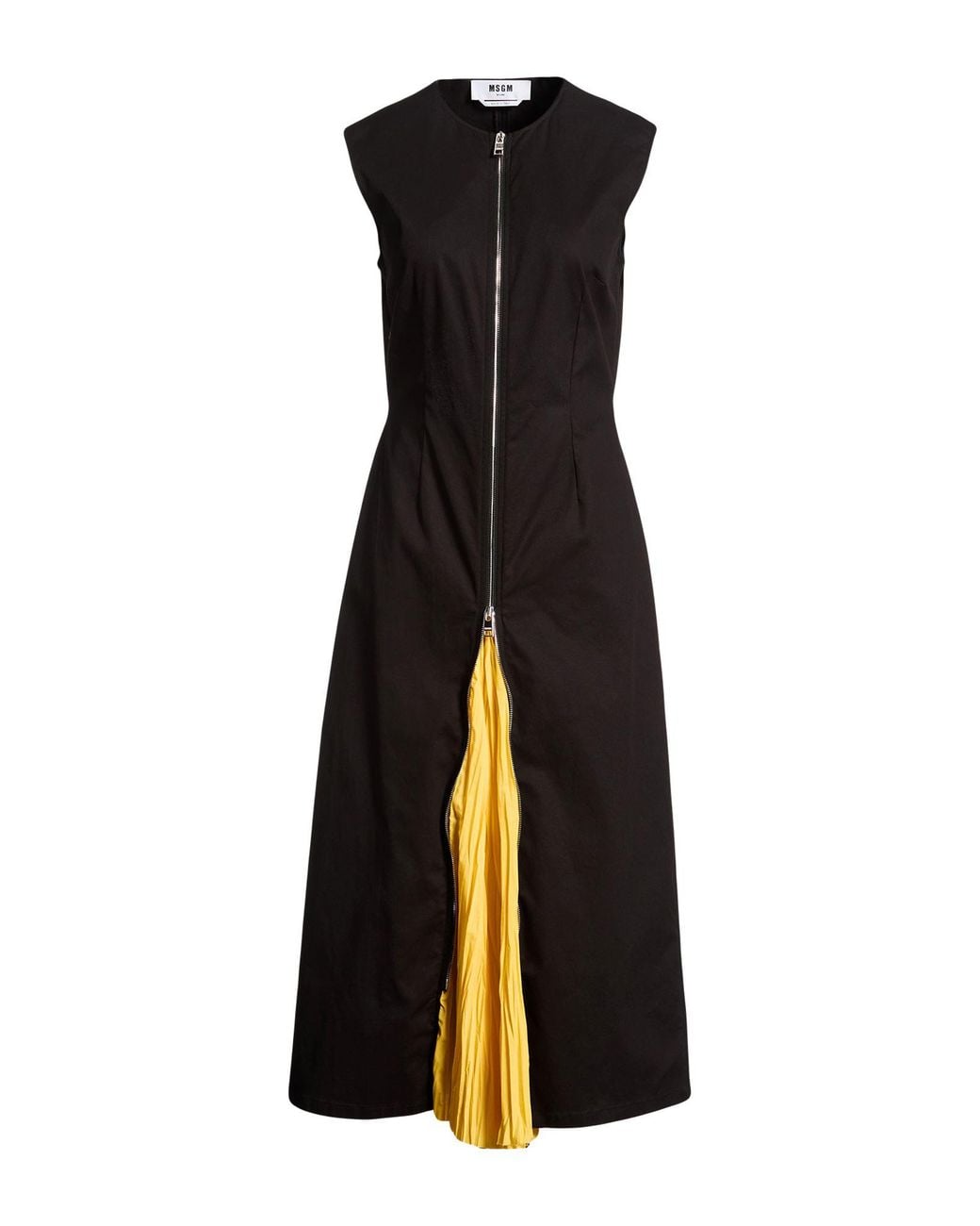 MSGM Black Midi Dress