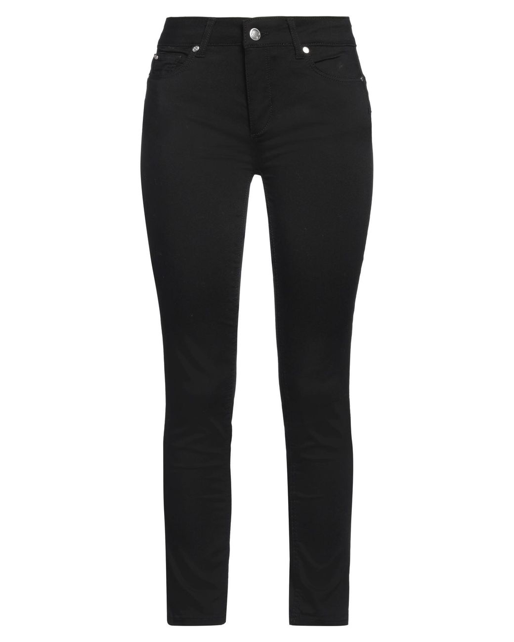 Silvian Heach Black Pants Cotton, Polyester, Elastane