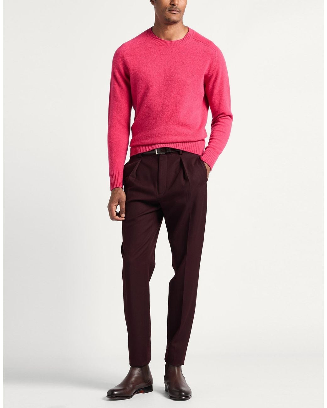 Brooksfield Pink Jumper for men