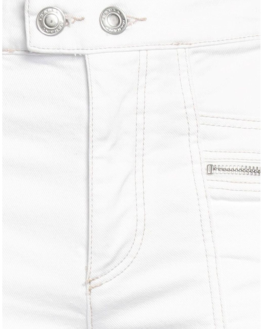 Isabel Marant White Jeans Cotton, Elastane