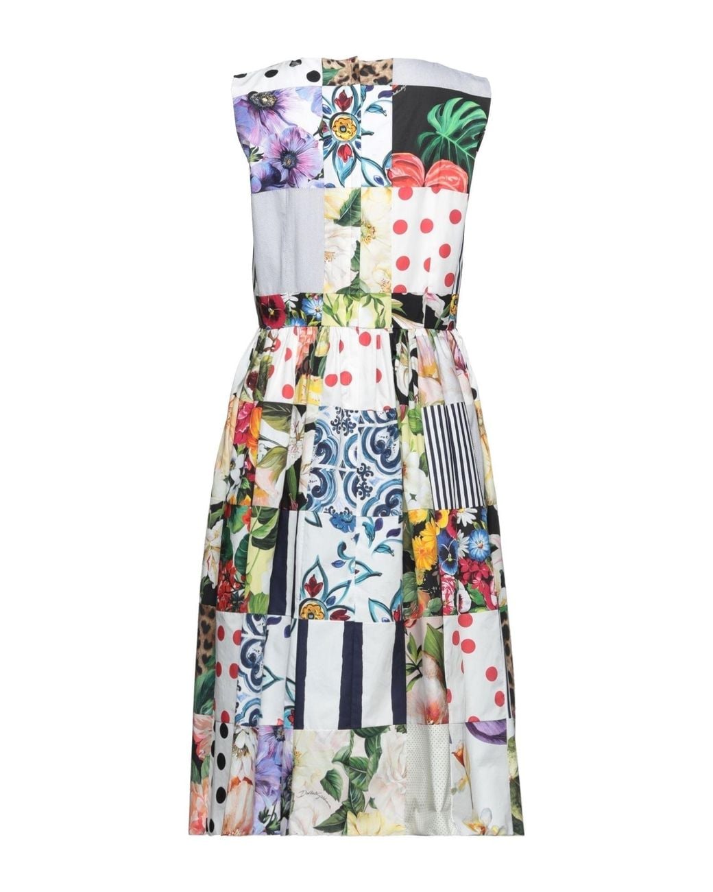 Dolce & Gabbana White Midi Dress