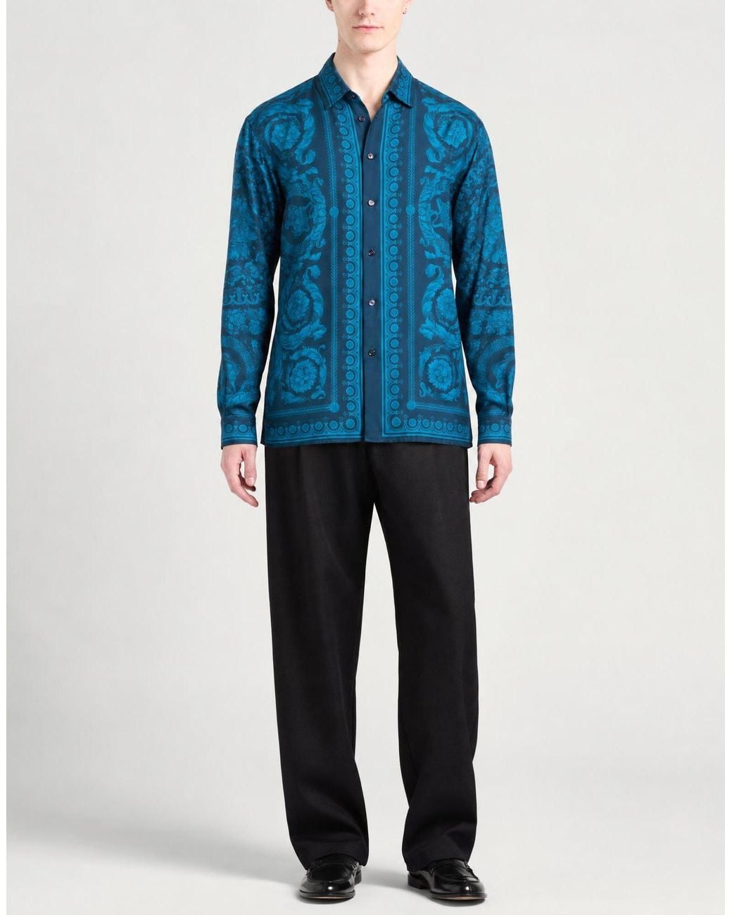 Versace Blue Shirt for men