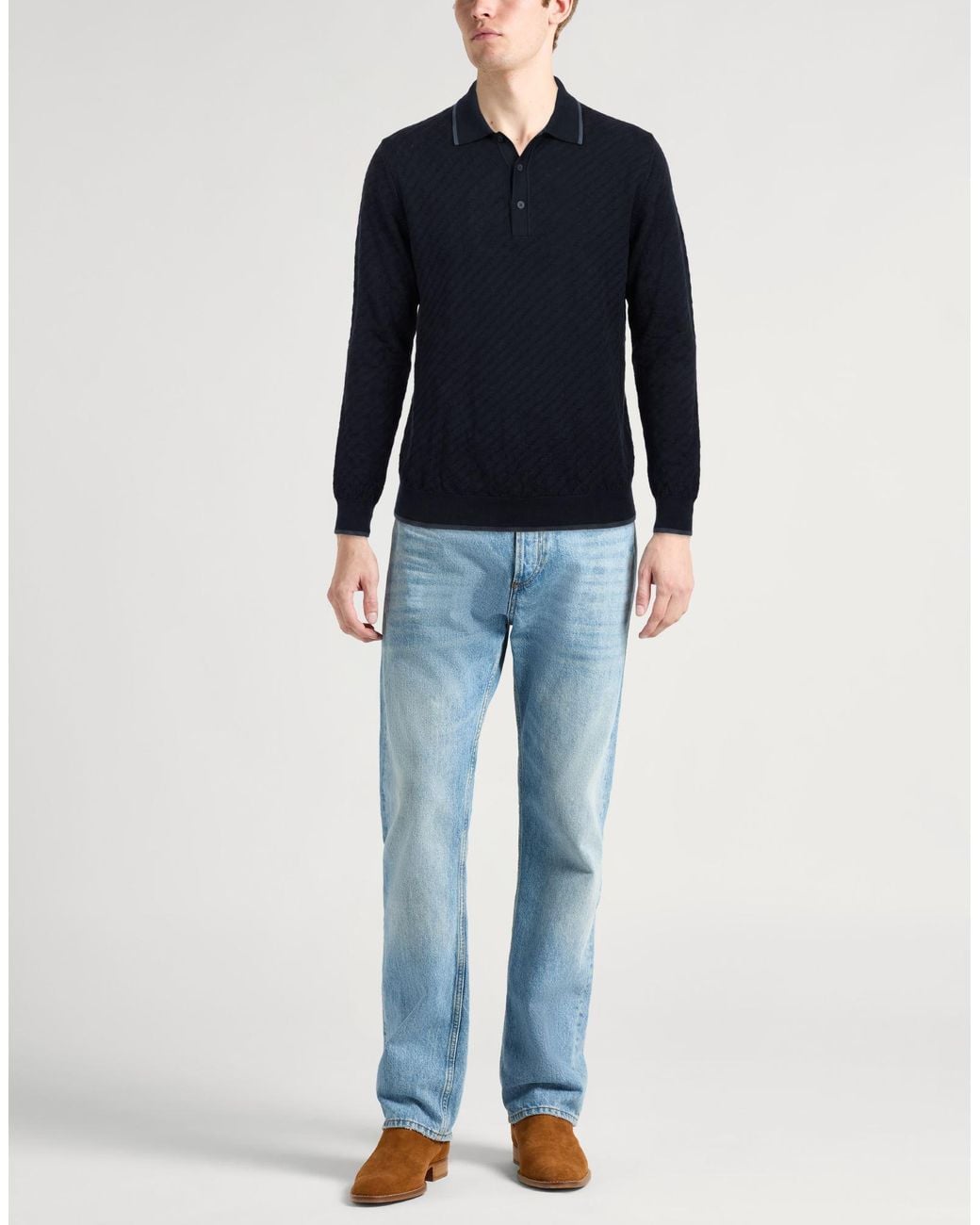 Paul & Shark Blue Midnight Sweater Virgin Wool for men