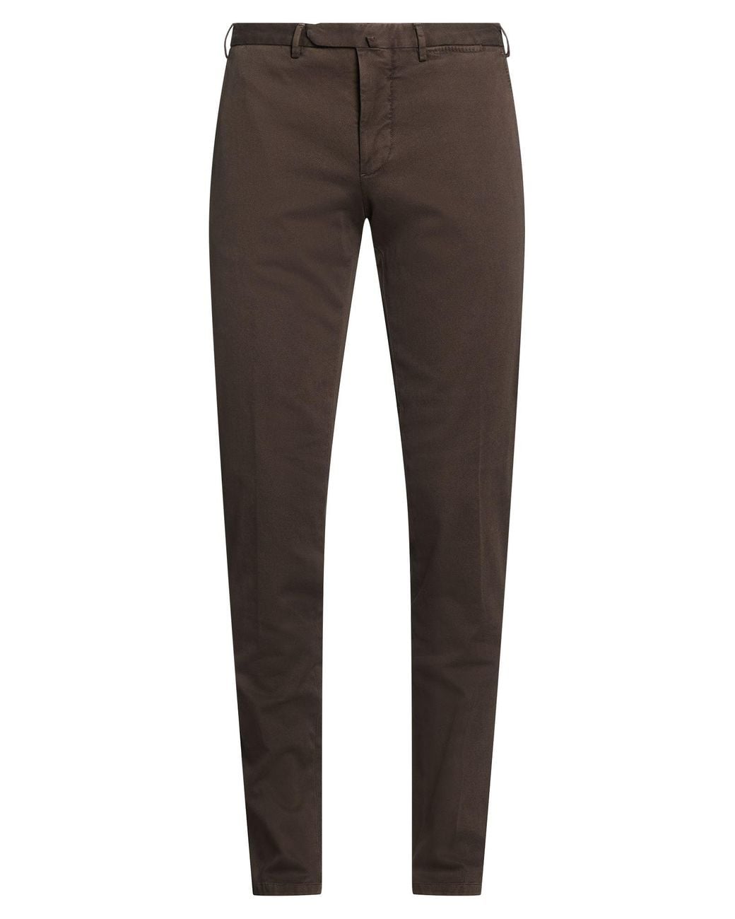 Santaniello Gray Dark Pants Cotton, Elastane for men