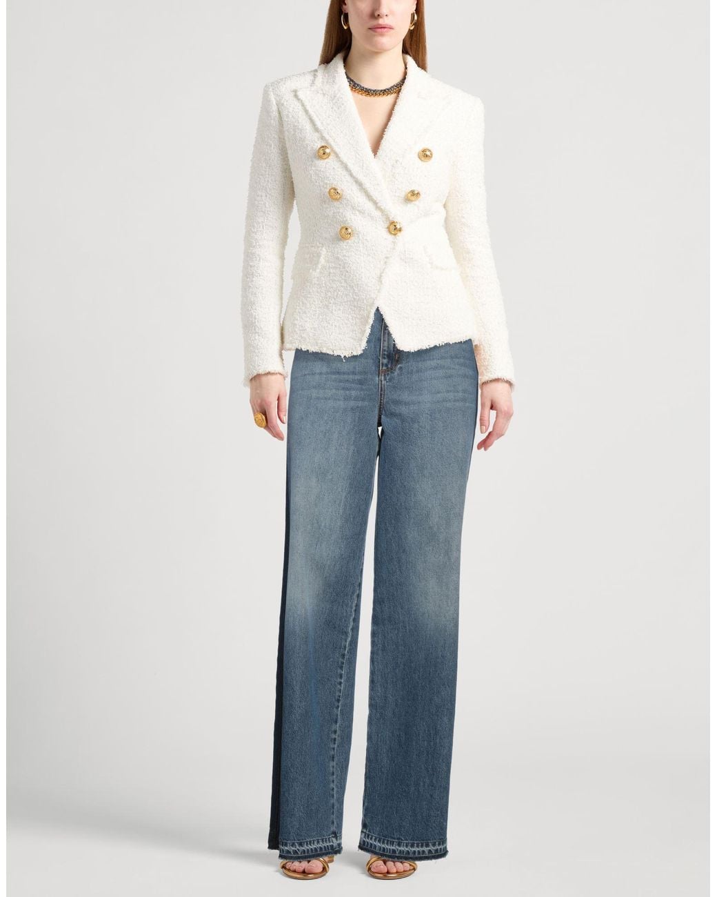 McQueen Blue Jeans Cotton, Calfskin