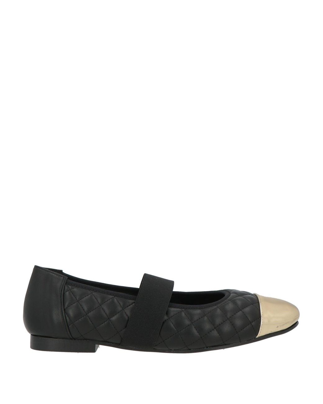 Daniele Ancarani Black Ballet Flats Leather