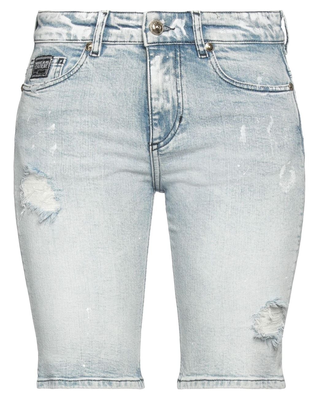 Versace Jeans Couture Blue Denim Shorts
