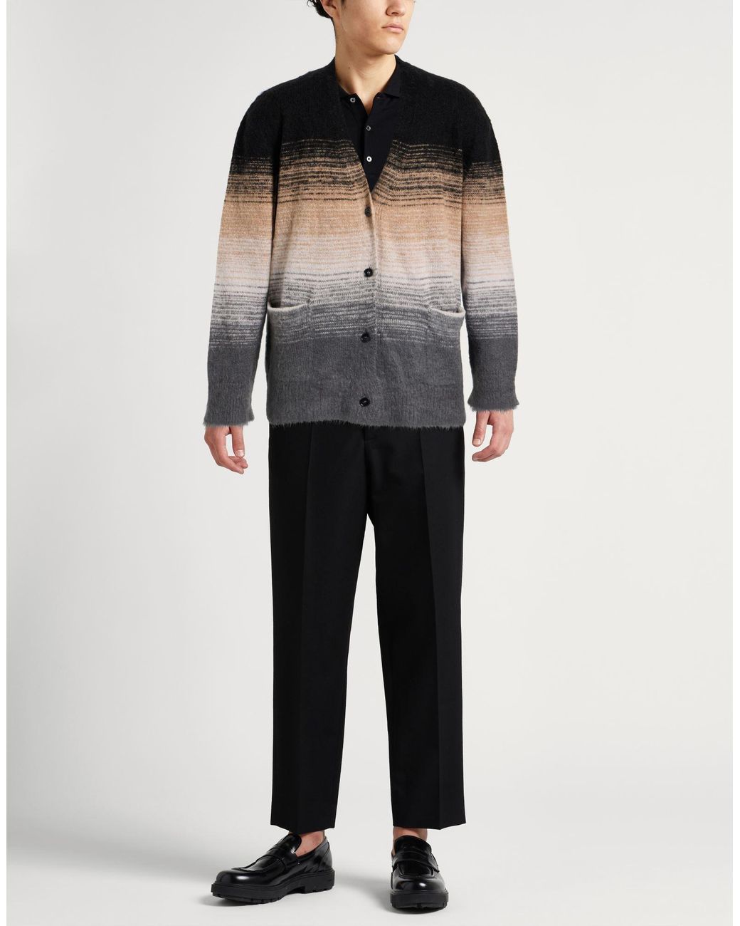 Laneus Black Cardigans for men