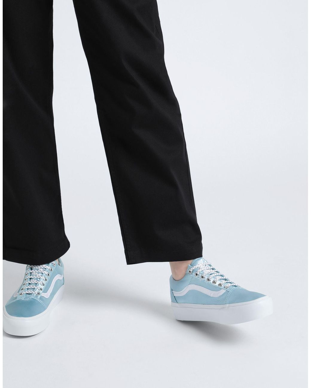 sky blue high top vans