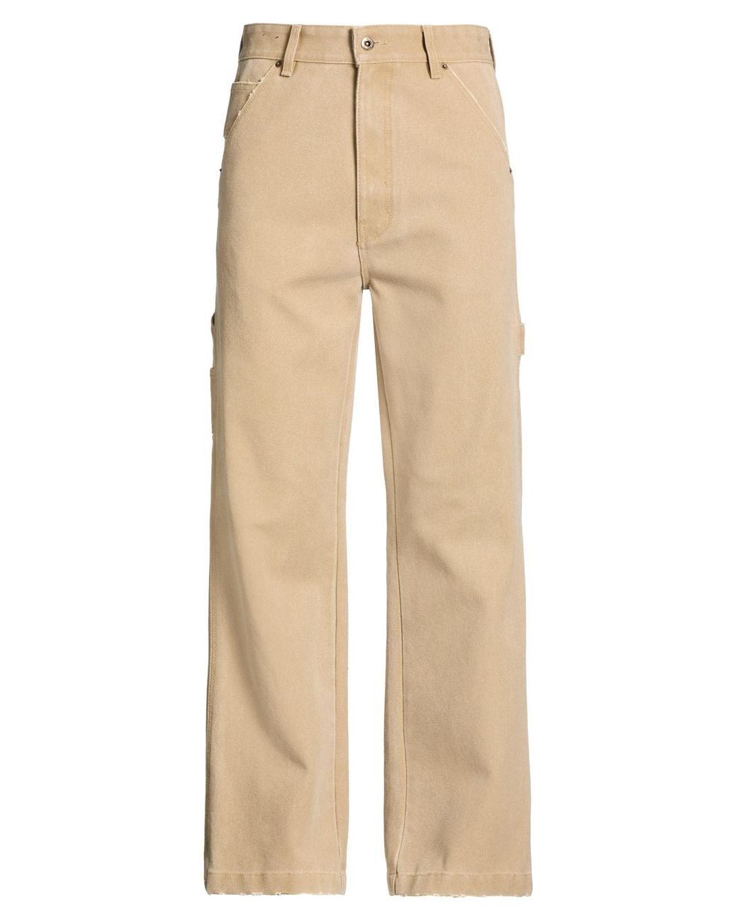 we11done Natural Pants Polyester, Cotton, Rayon for men