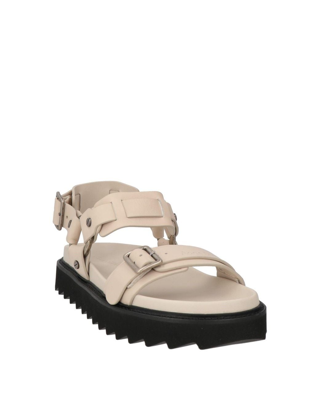 Acne White Sandals