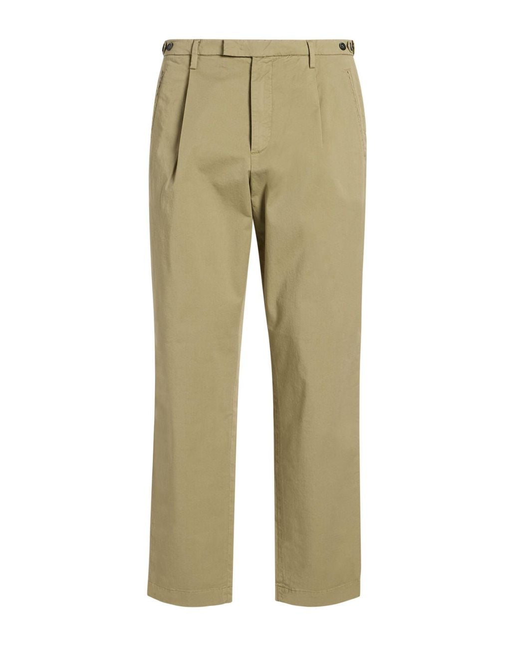 Barena Green Pants Cotton, Elastane for men