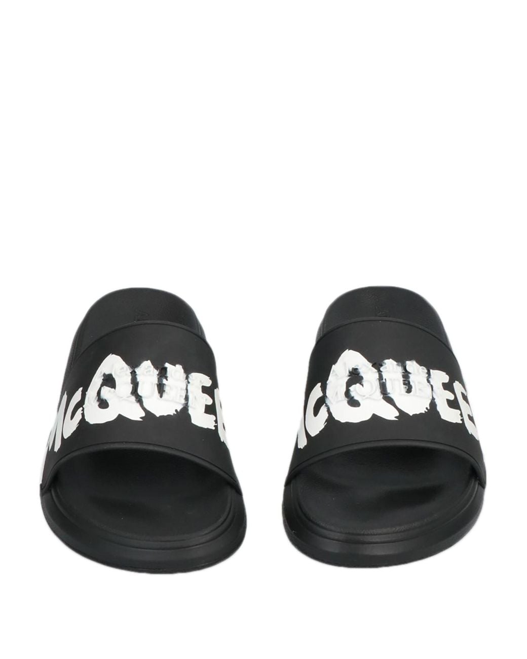 McQueen Black Sandals for men