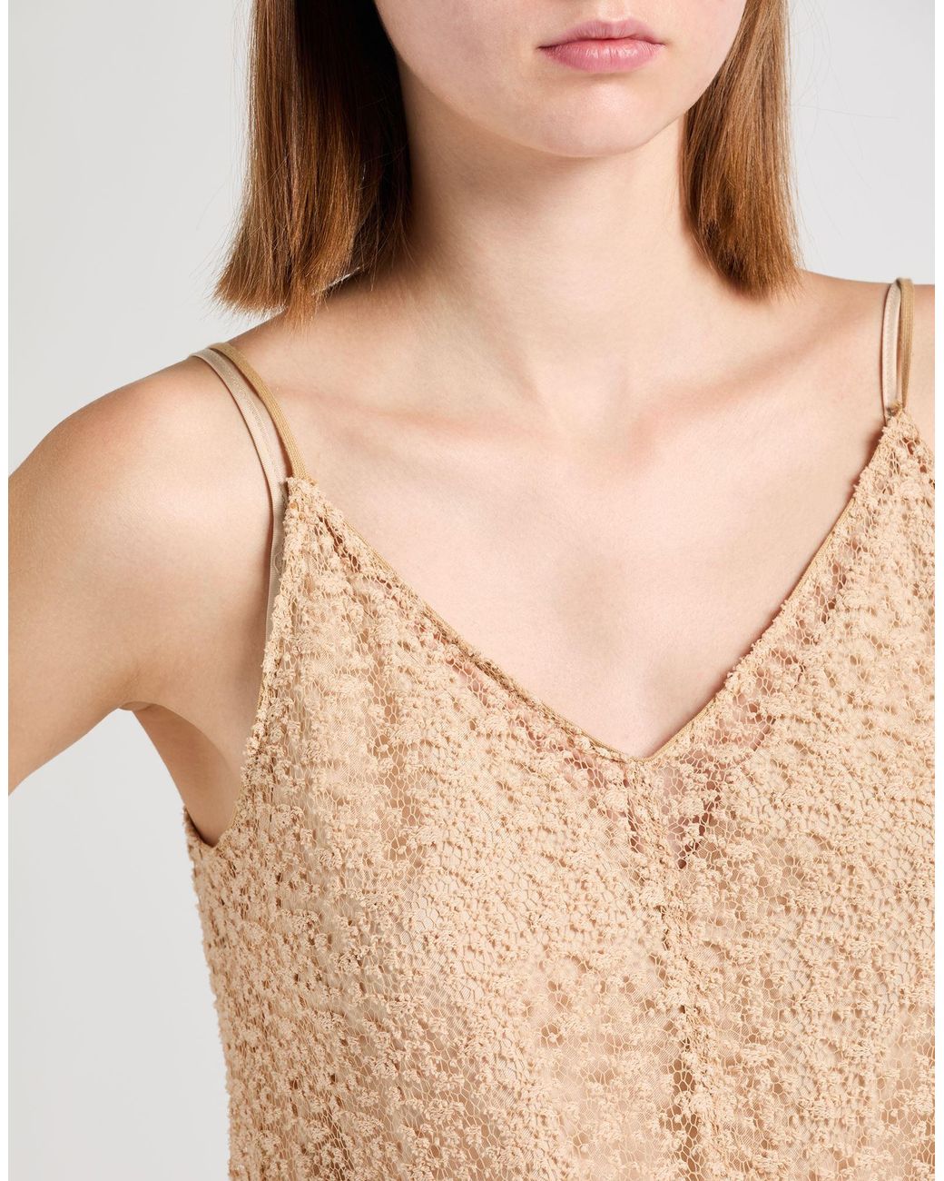 Alysi Natural Top Cotton, Polyamide, Silk