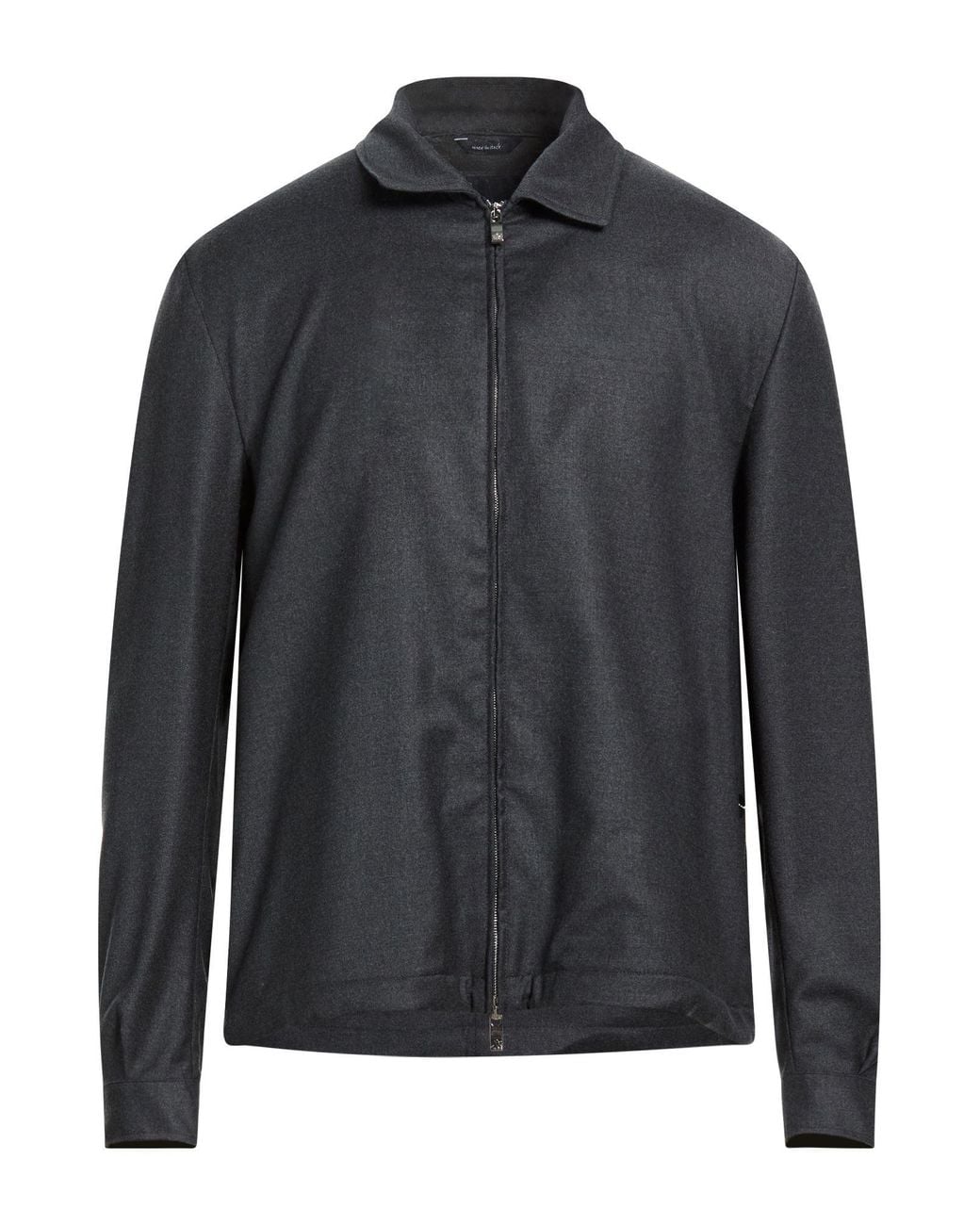 Tombolini Gray Charcoal Jacket Virgin Wool, Elastane for men