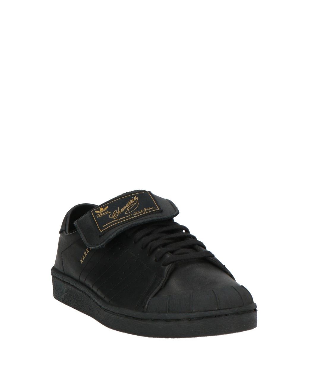 Adidas Originals Black Sneakers Leather