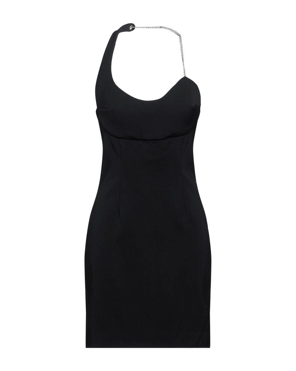 Coperni Black Mini Dress Viscose, Elastane