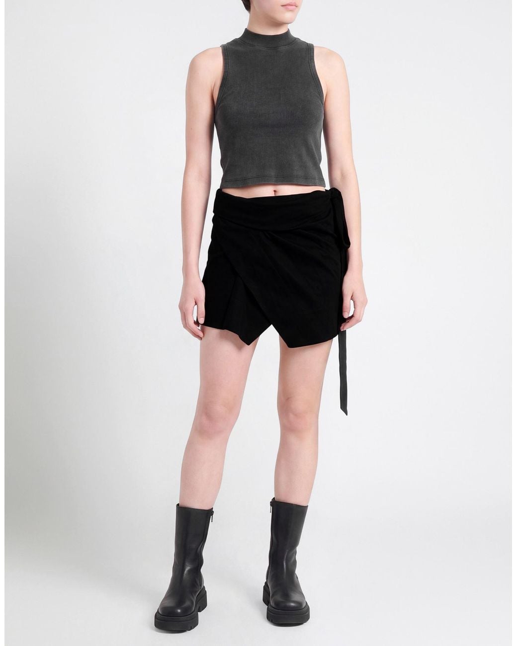 Isabel Marant Black Mini Skirt Cotton