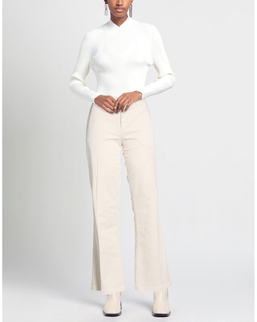40weft White Pants