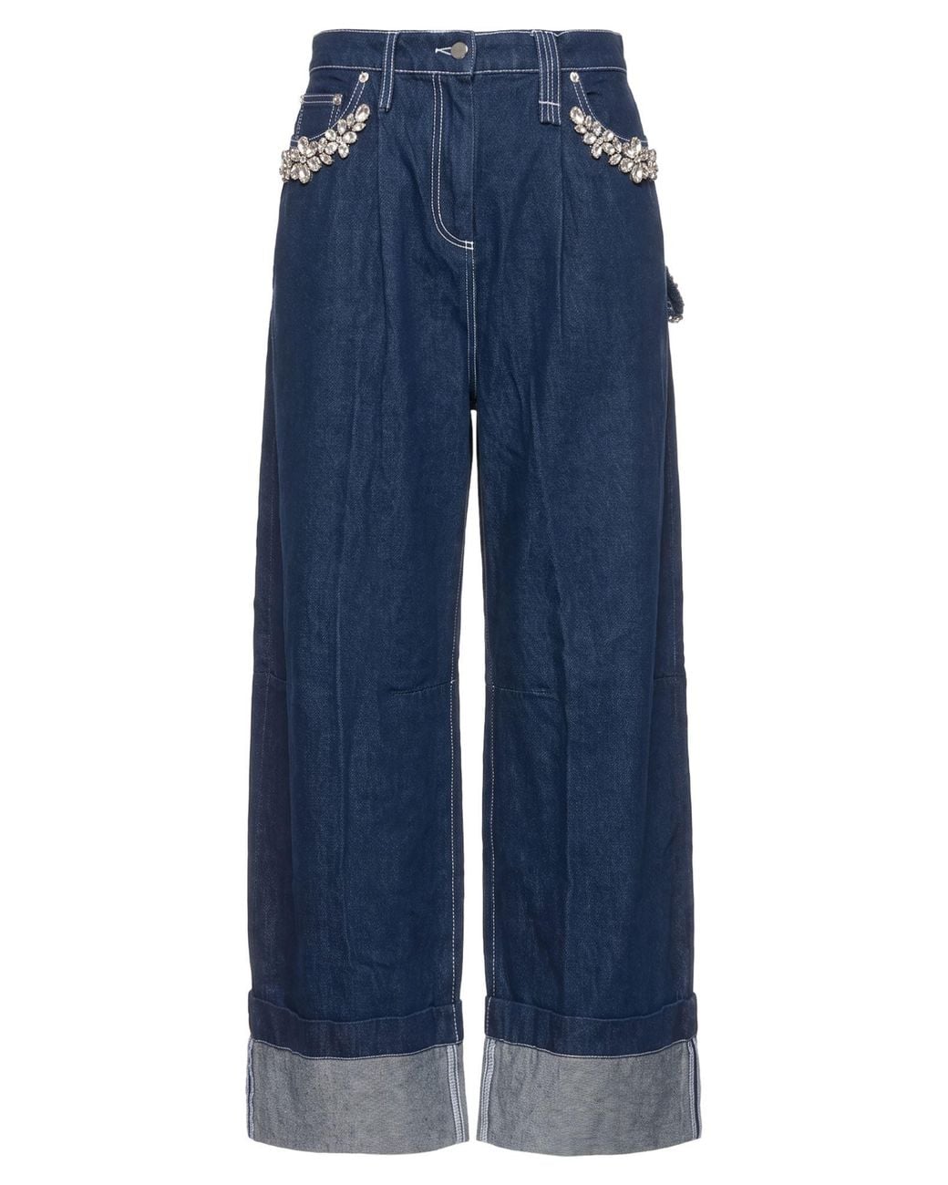 Simone Rocha Blue Jeans Cotton
