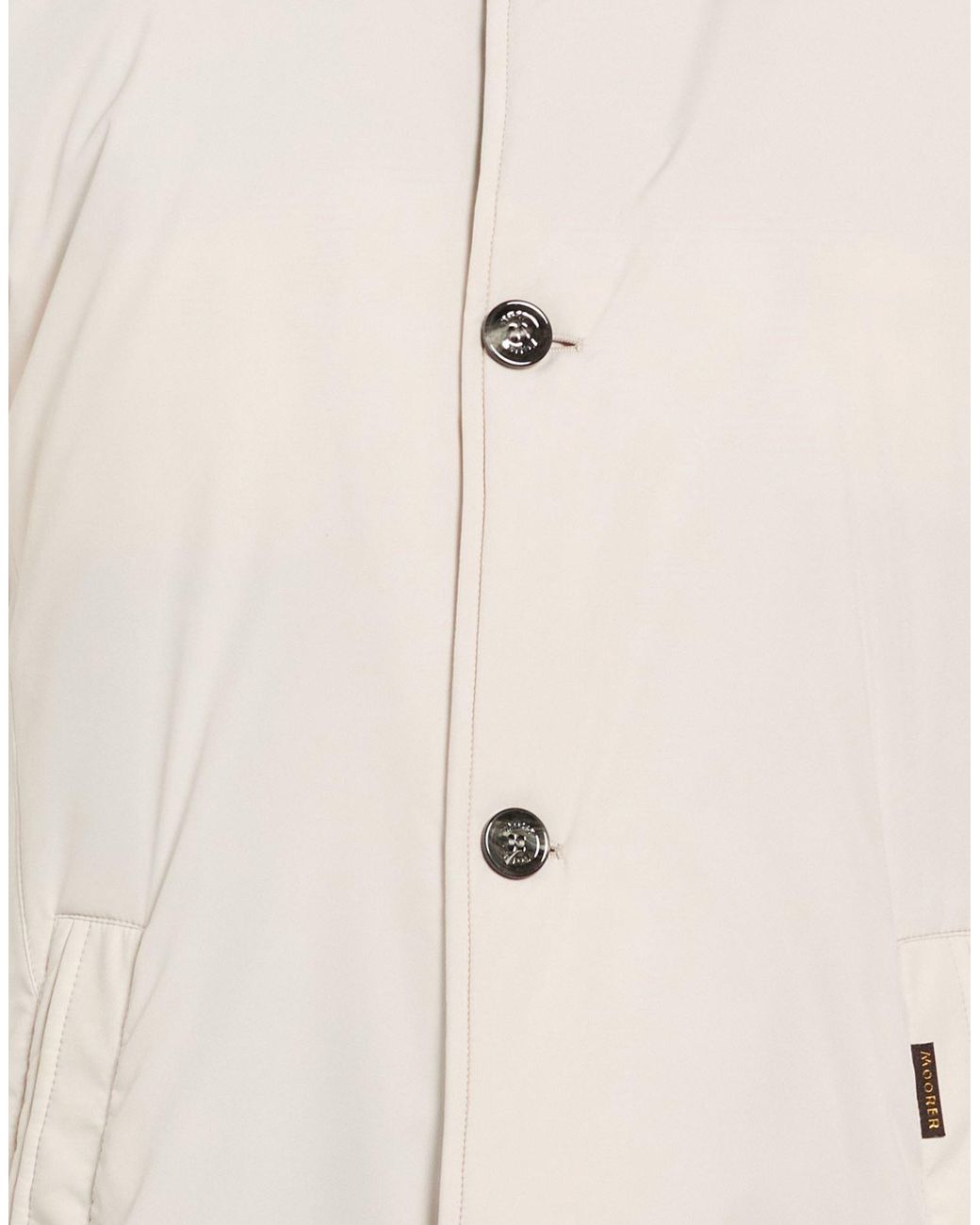 Moorer White Puffer Polyester for men