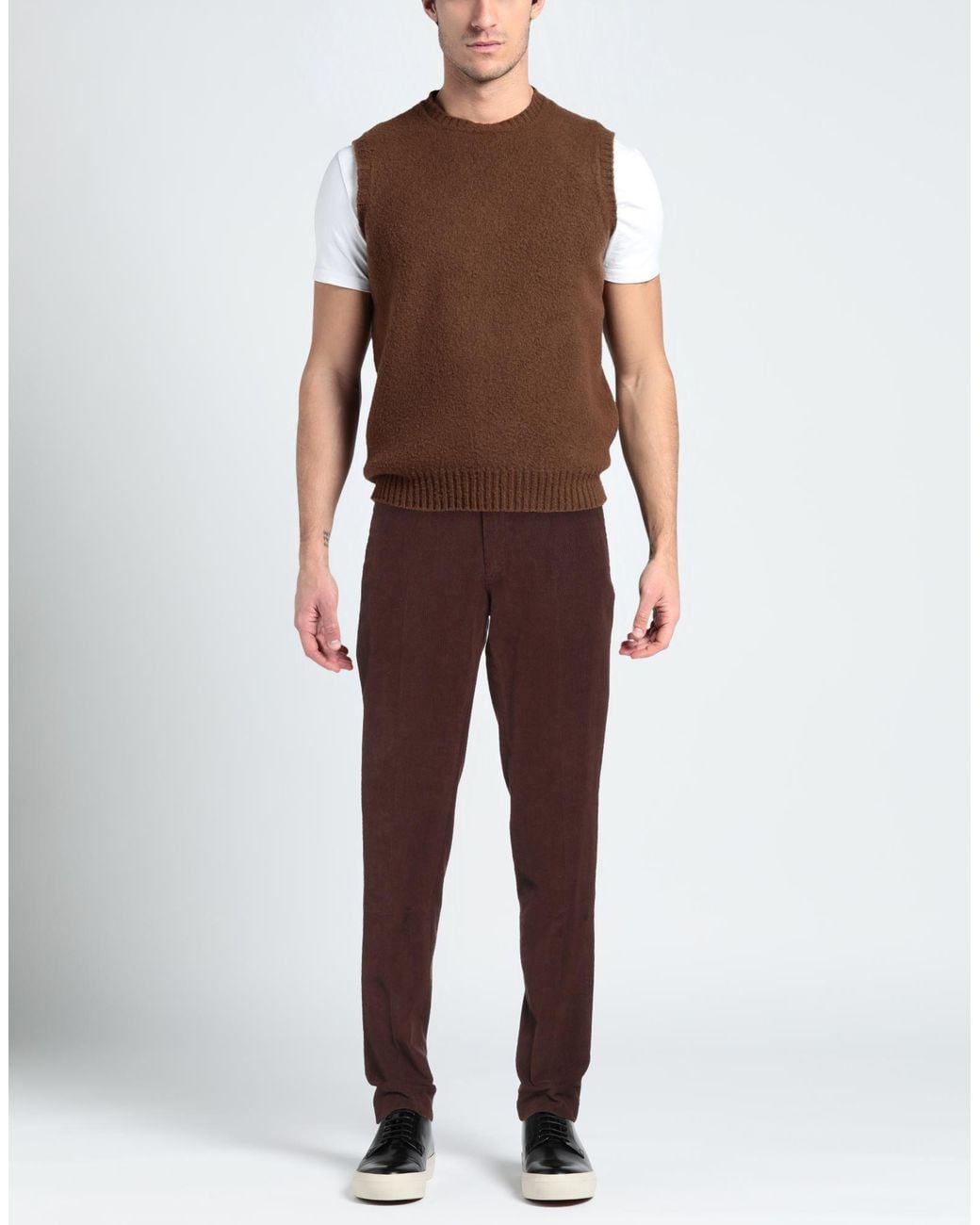 Incotex Brown Trouser for men