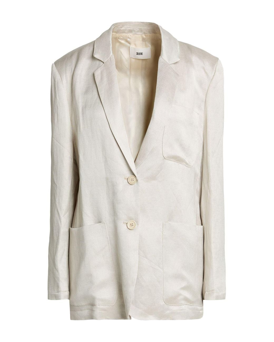 SOLOTRE White Blazer