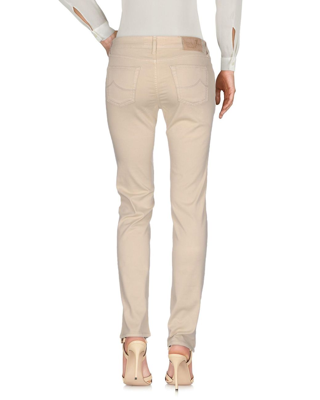 Jacob Cohen Natural Pants Cotton, Modal, Elastane