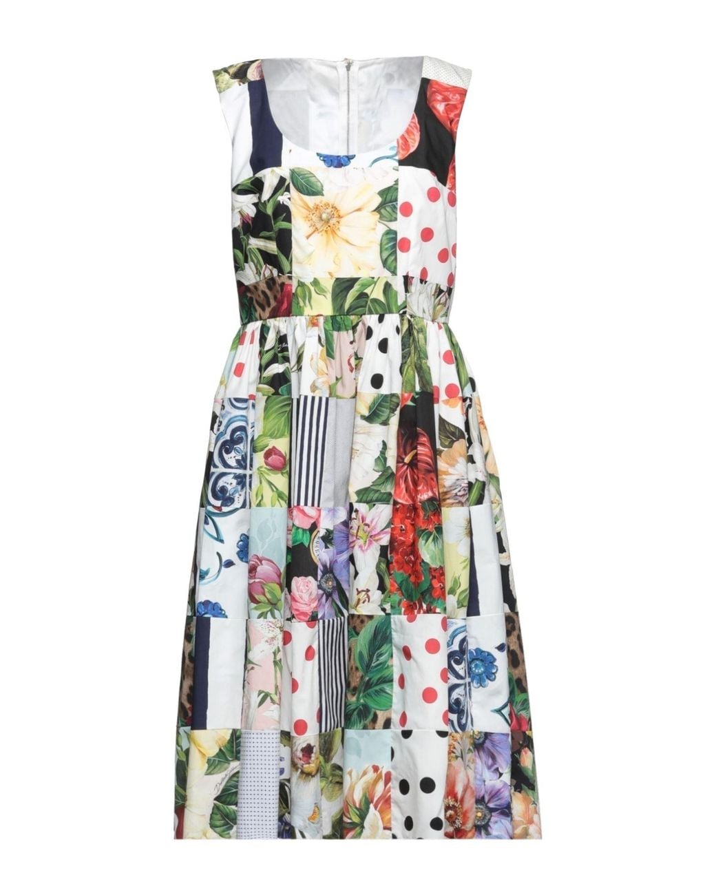 Dolce & Gabbana White Midi Dress