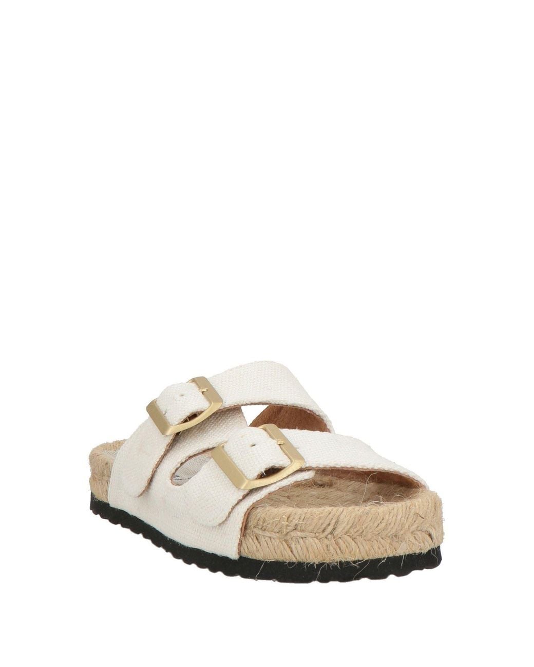 Manebí White Espadrilles Textile Fibers