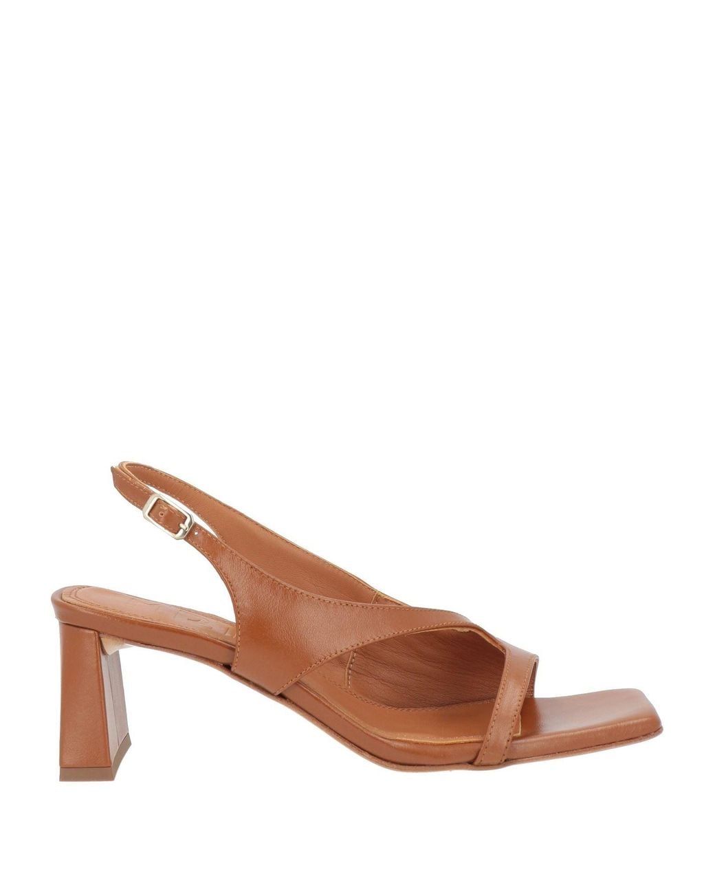 Souliers Martinez Brown Tan Sandals Leather