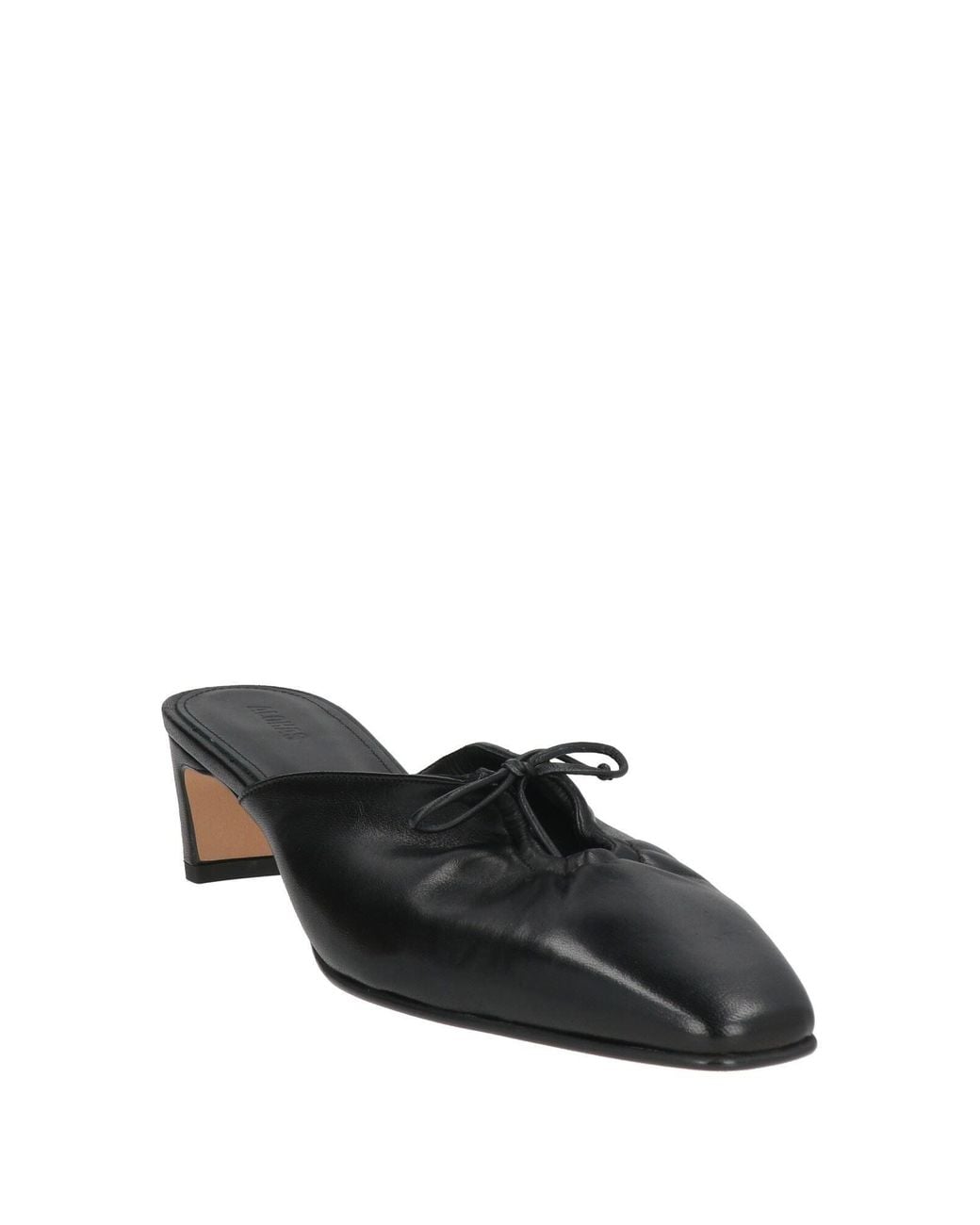 Alohas Black Mules & Clogs Leather