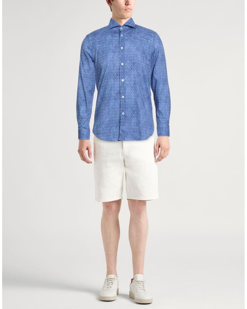 Fedeli Blue Shirt for men