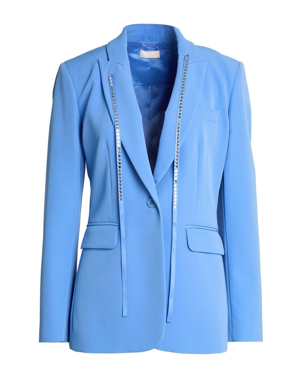 Liu Jo Blue Blazer Polyester, Elastane