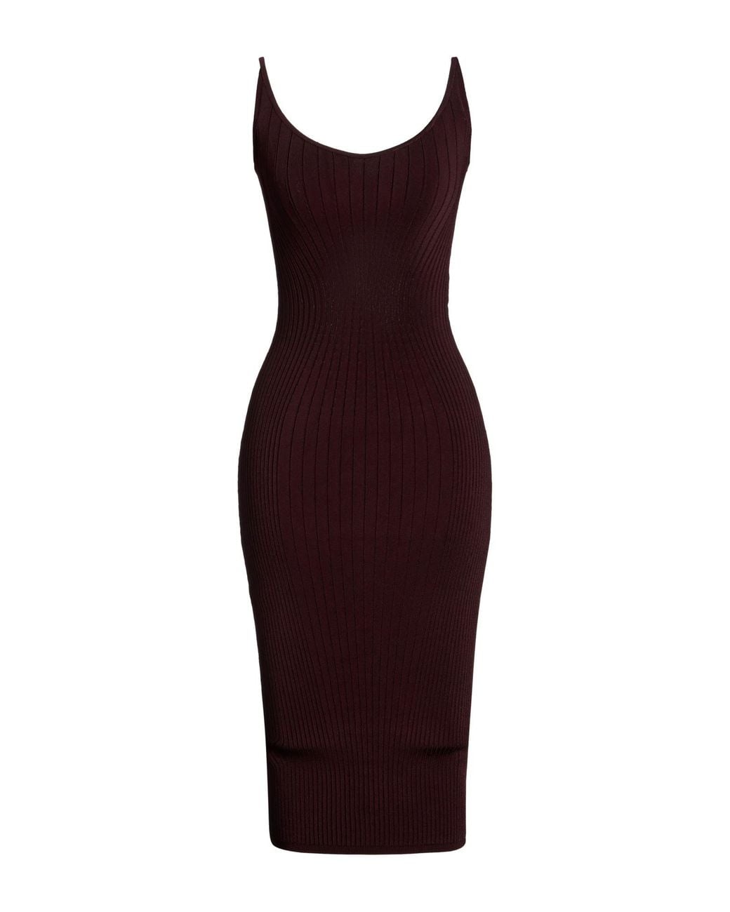 Mugler Red Midi Dresses