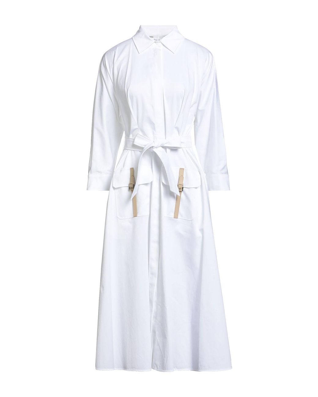 Max Mara White Midi Dresses