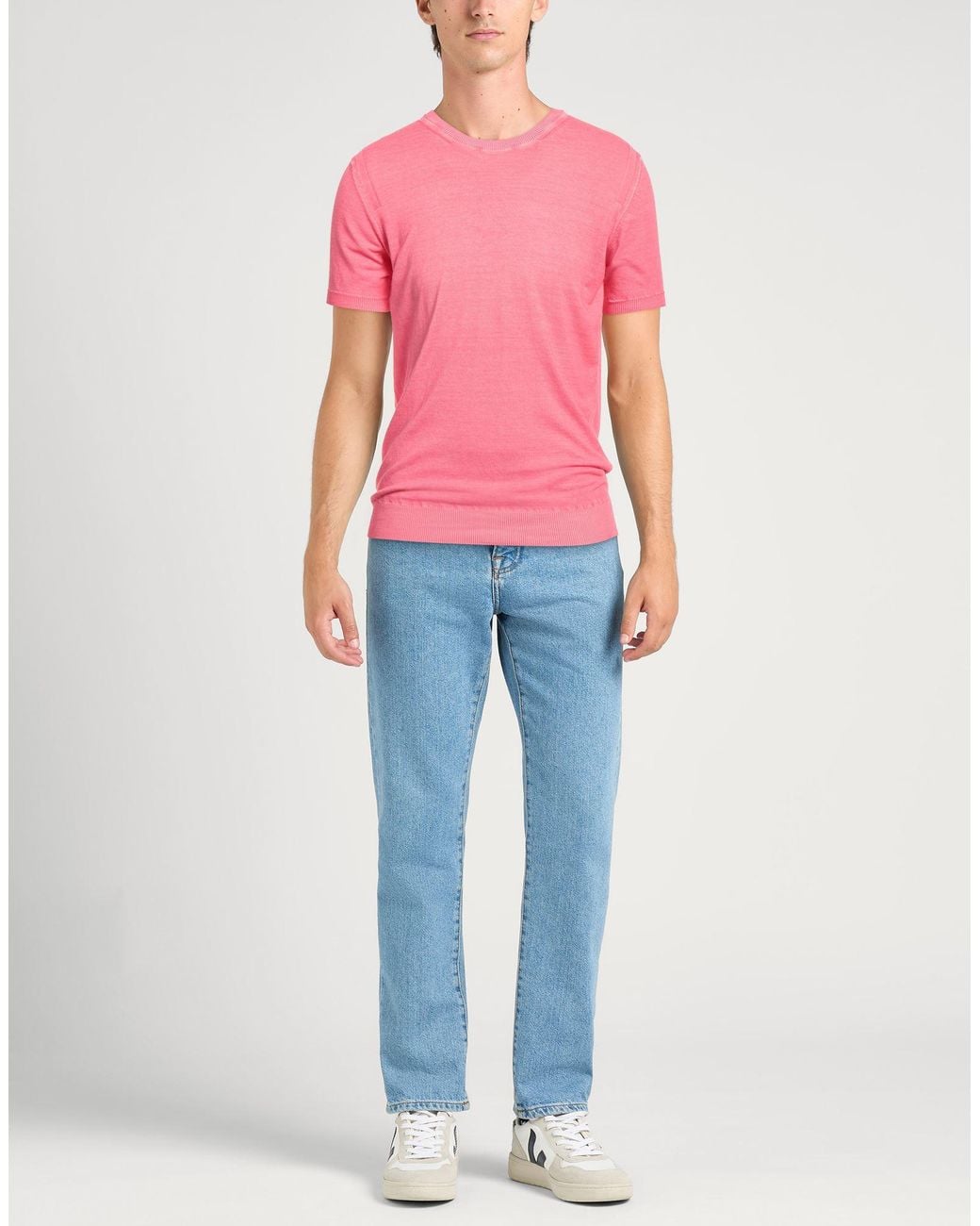 Kangra Pink Jumper for men