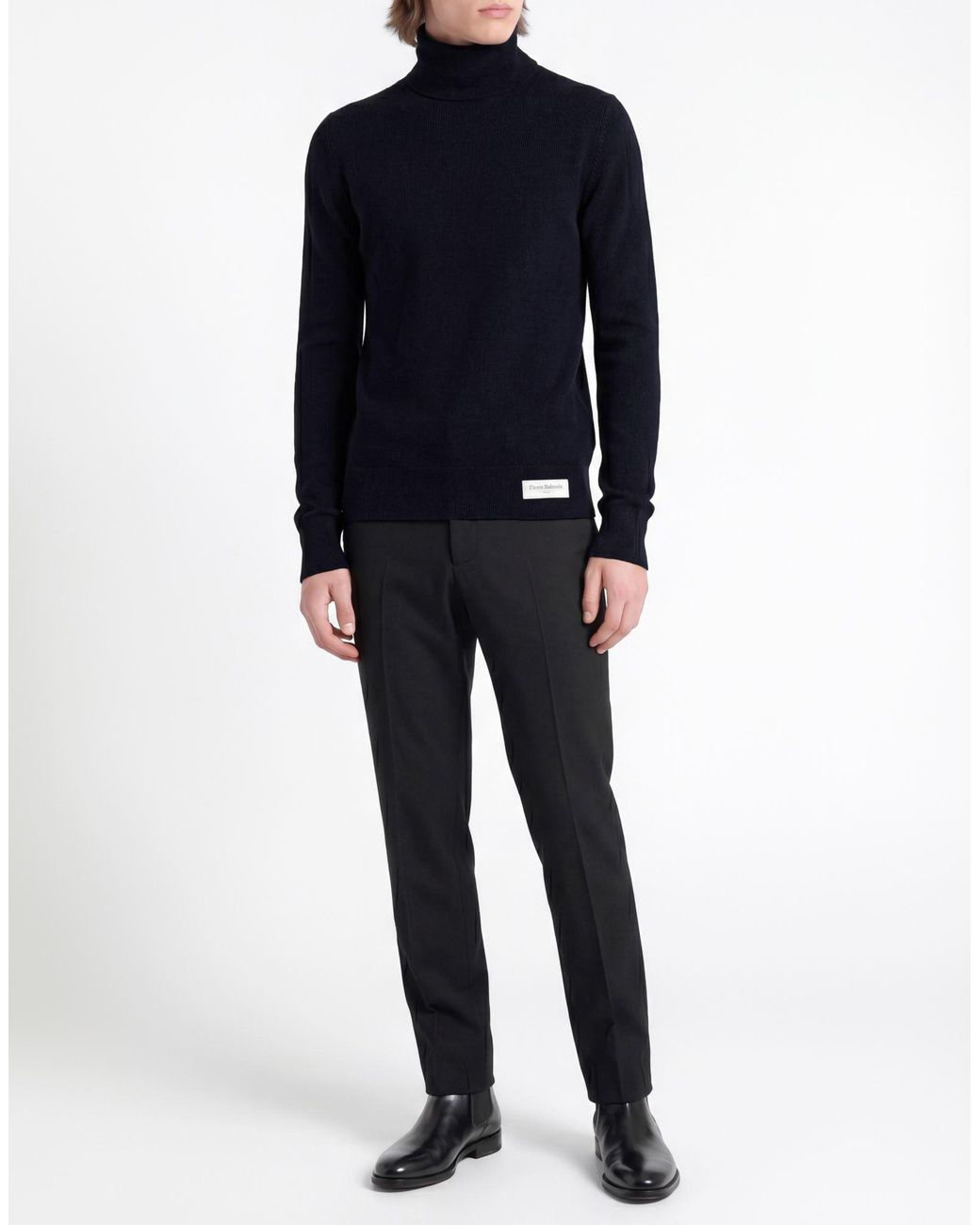 Balmain Blue Turtleneck for men