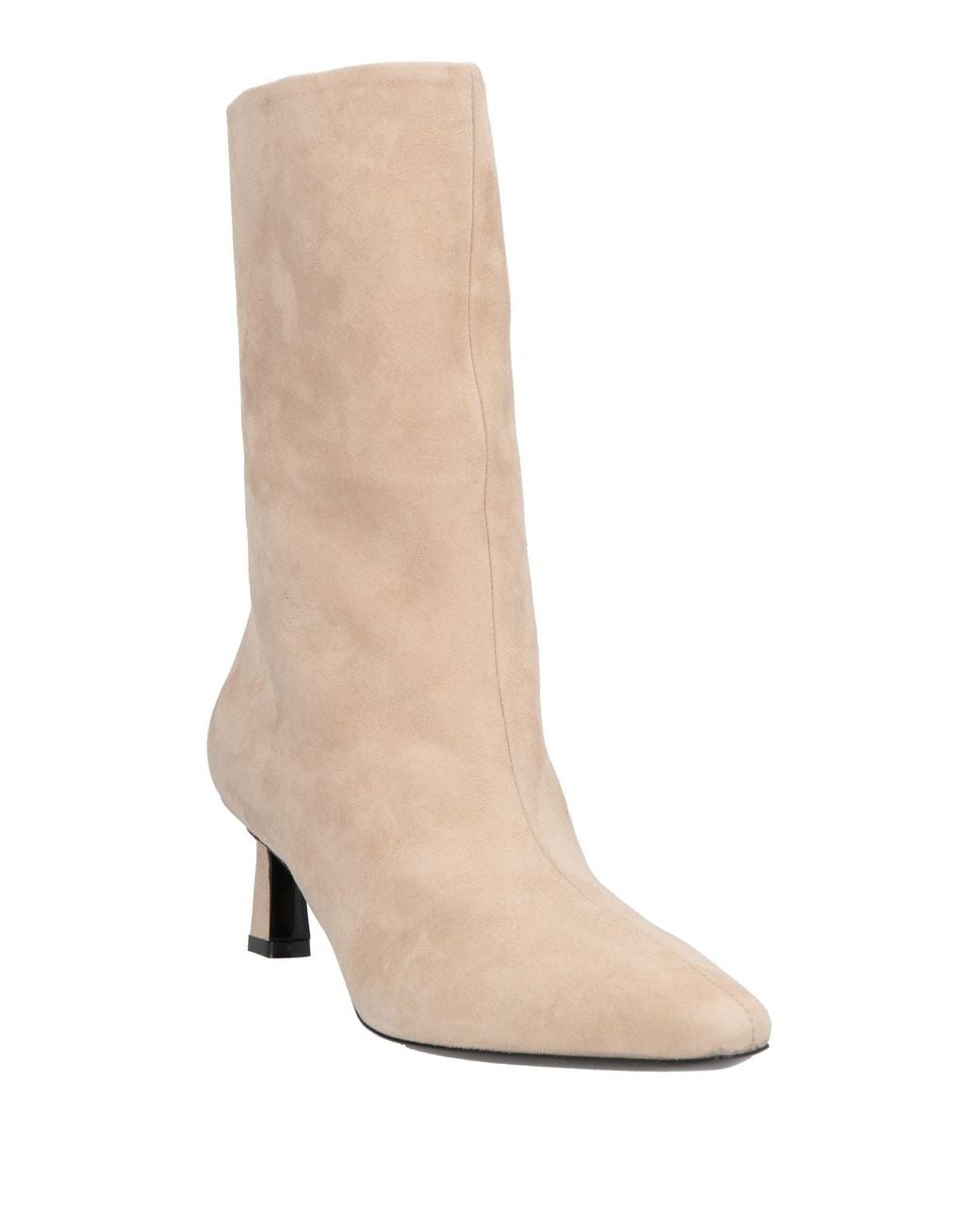 Pollini White Ankle Boots