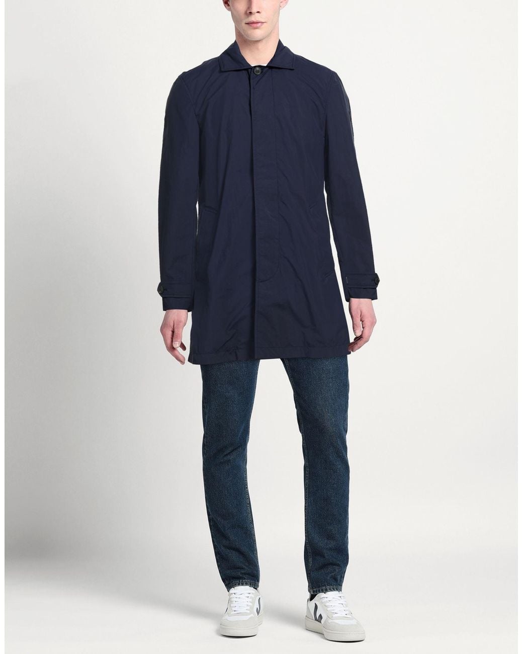 Save The Duck Blue Overcoats & Trench Coats for men