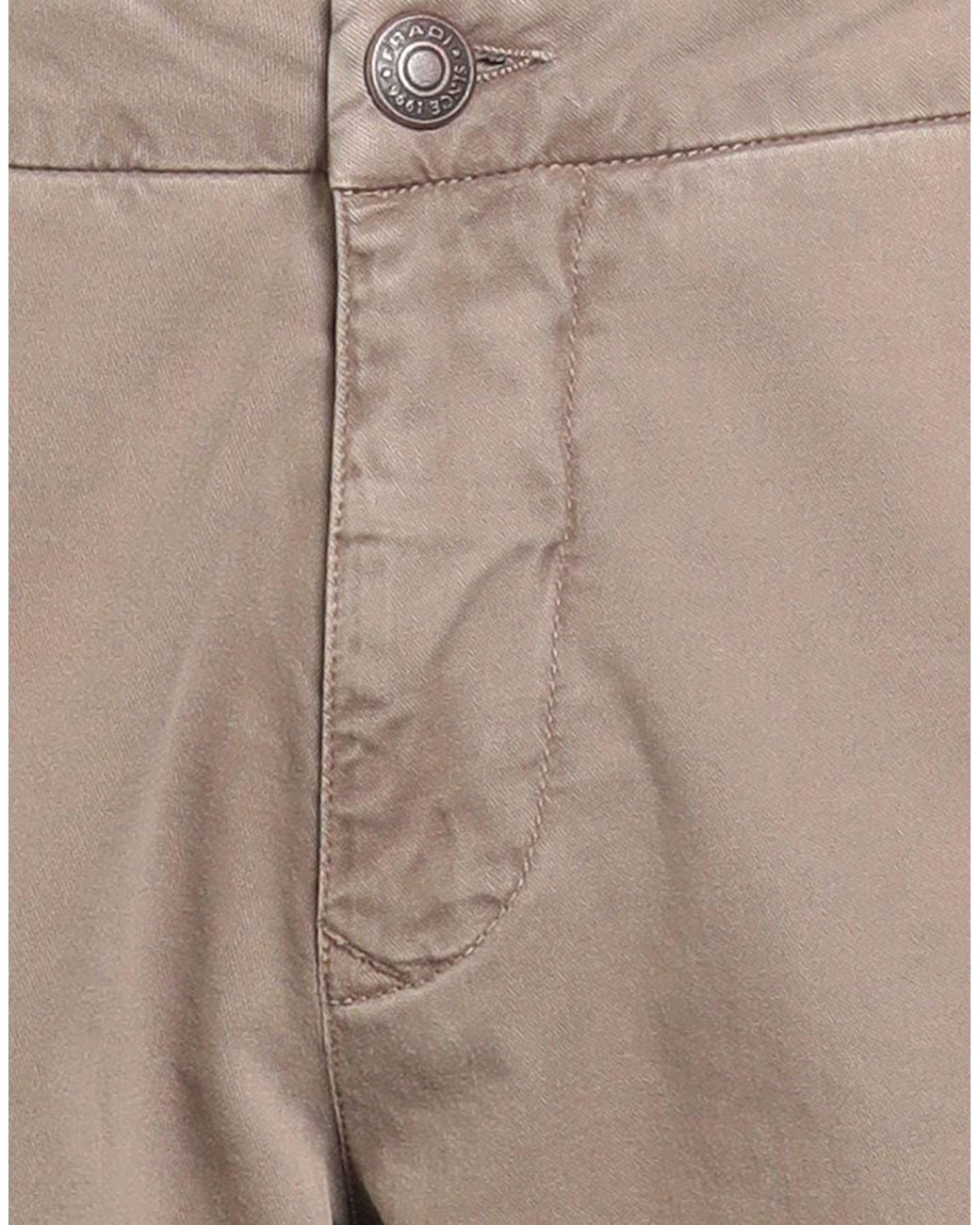 Fradi Natural Camel Pants Cotton, Elastane for men