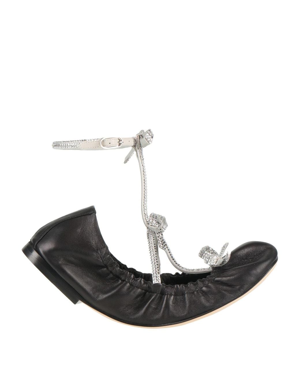 Rene Caovilla Black Ballet Flats