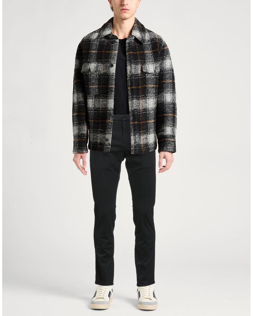 Dondup Black Pants for men