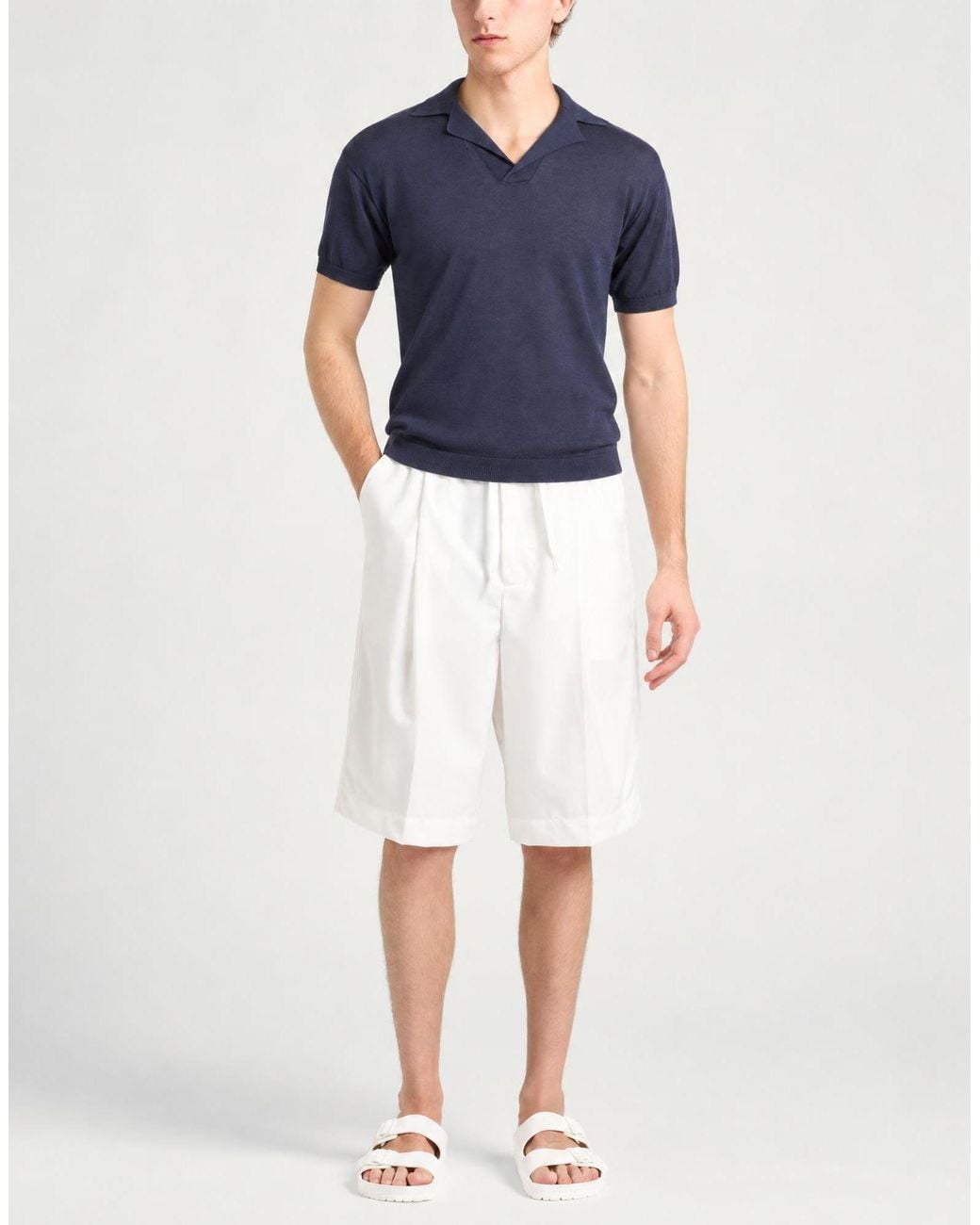 Roda Blue Polo Shirt Cotton for men