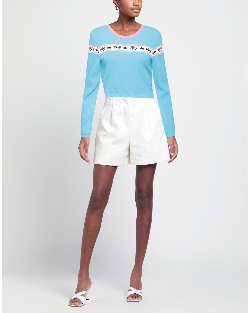 Chiara Ferragni Blue Sweater