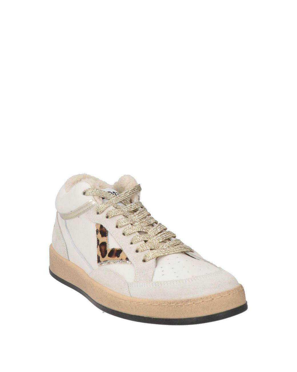 4b12 White Light Sneakers Leather